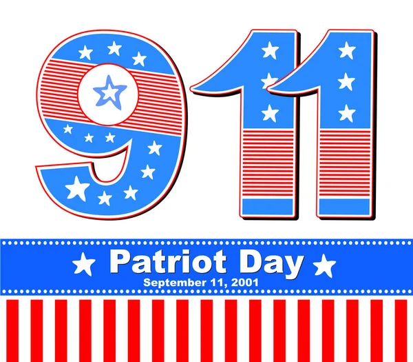 Εικόνα Διανύσματος Patriot Day — Διανυσματικό Αρχείο