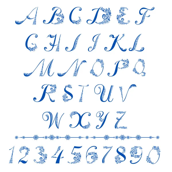 Alphabet Abstrakte Vektor Illustration Hintergrund — Stockvektor