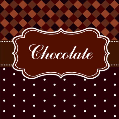 çikolata vektör illüstrasyon arka planı  