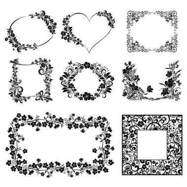 Çerçeve vektör illüstrasyon arka planı 