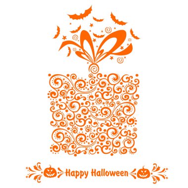 Cadılar Bayramı konsepti vektör çizimi arka planı 