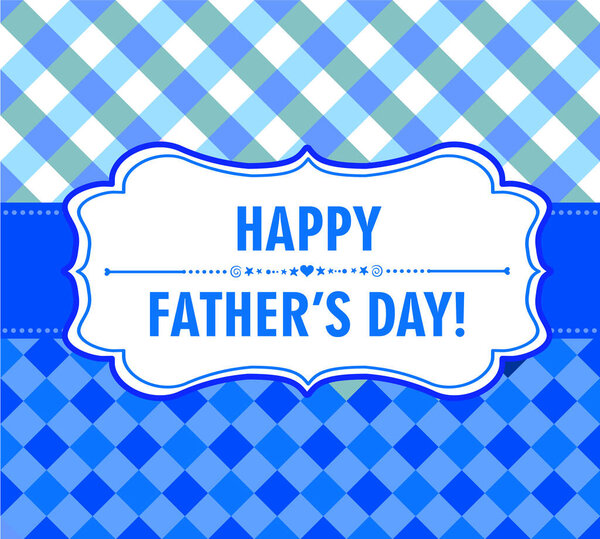 Happy Father's Day vector illustration background 