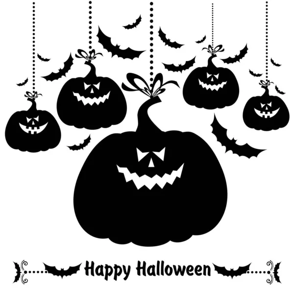 Halloween Concepto Vector Ilustración Fondo — Vector de stock