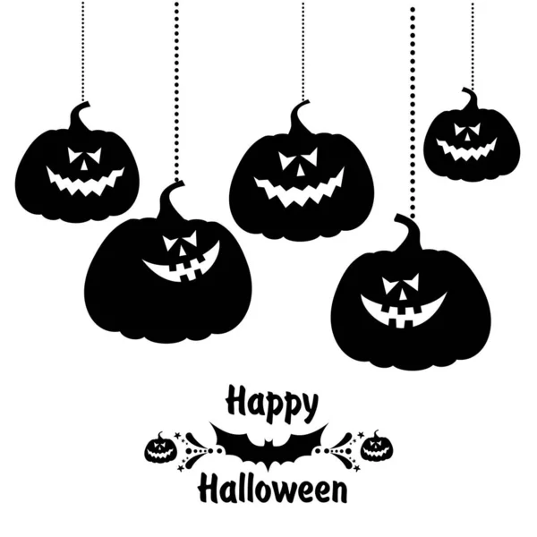 Halloween Concepto Vector Ilustración Fondo — Vector de stock