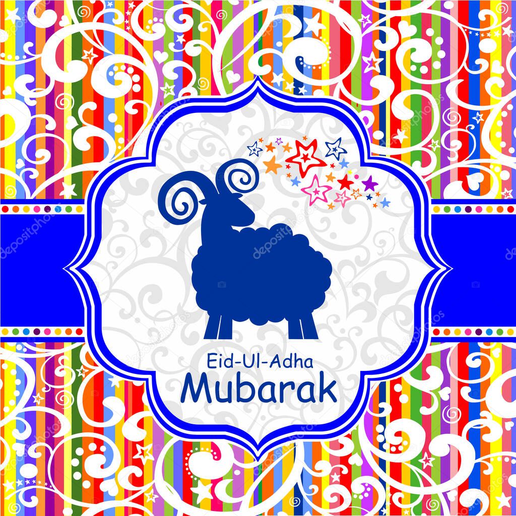 Eid Al Adha vector illustration background 