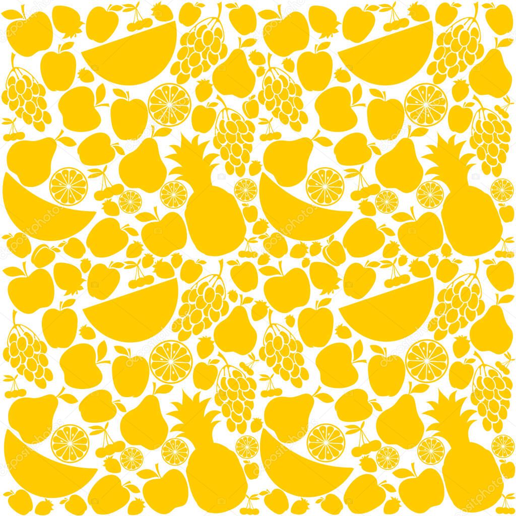 Fruits vector illustration background 