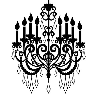 Avize vektör resimleme arkaplanı 