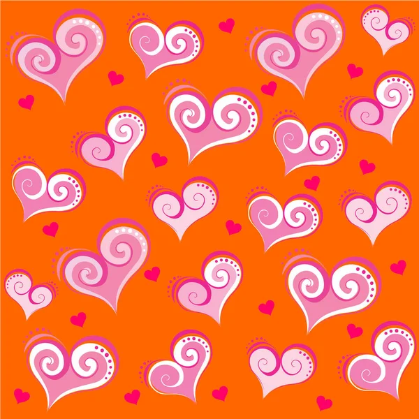 Happy Valentines Day Vector Illustration Background — Stock Vector