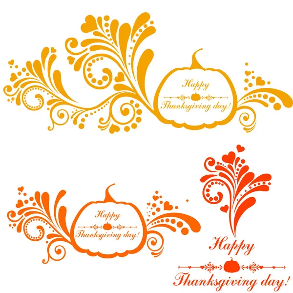 Glad Thanksgiving Day Vektor Illustration Bakgrund — Stock vektor