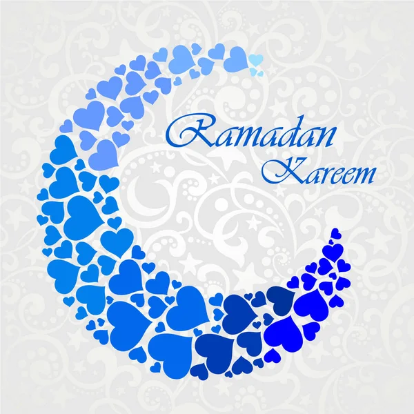 Ramadan Kareem Sfondo Illustrazione Vettoriale — Vettoriale Stock