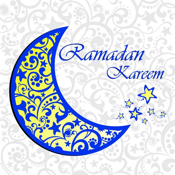 Ramadan Kareem Sfondo Illustrazione Vettoriale — Vettoriale Stock