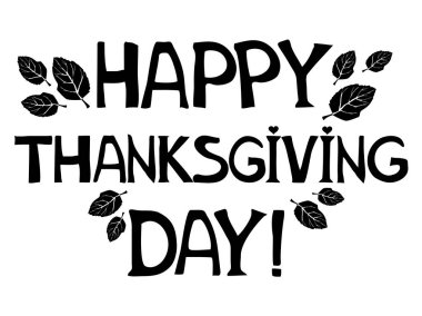 Mutlu Şükran Günü vektör illüstrasyon geçmişi
