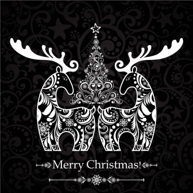 Mutlu Noeller vektör illüstrasyon geçmişi  