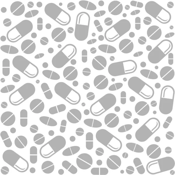 Pillole Astratto Vettore Illustrazione Sfondo Albero — Vettoriale Stock