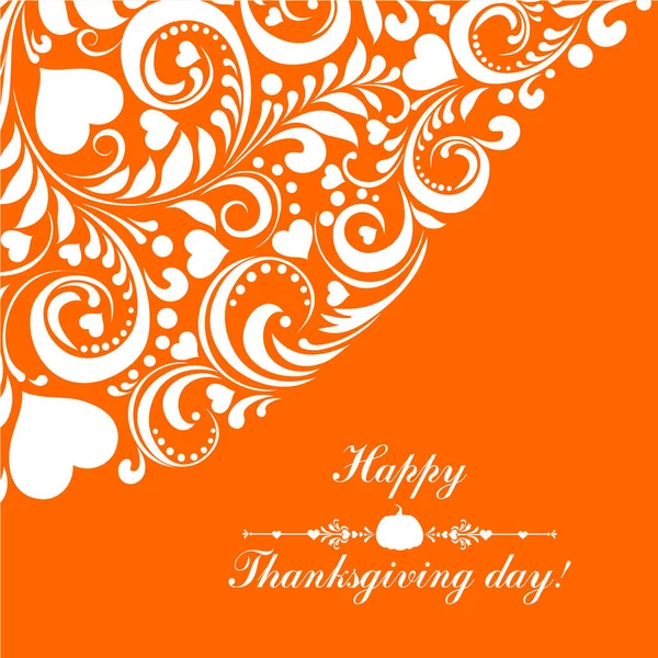 Glad Thanksgiving Day Vektor Illustration Bakgrund — Stock vektor