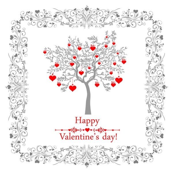 Happy Valentines Jour Vectoriel Illustration Fond — Image vectorielle