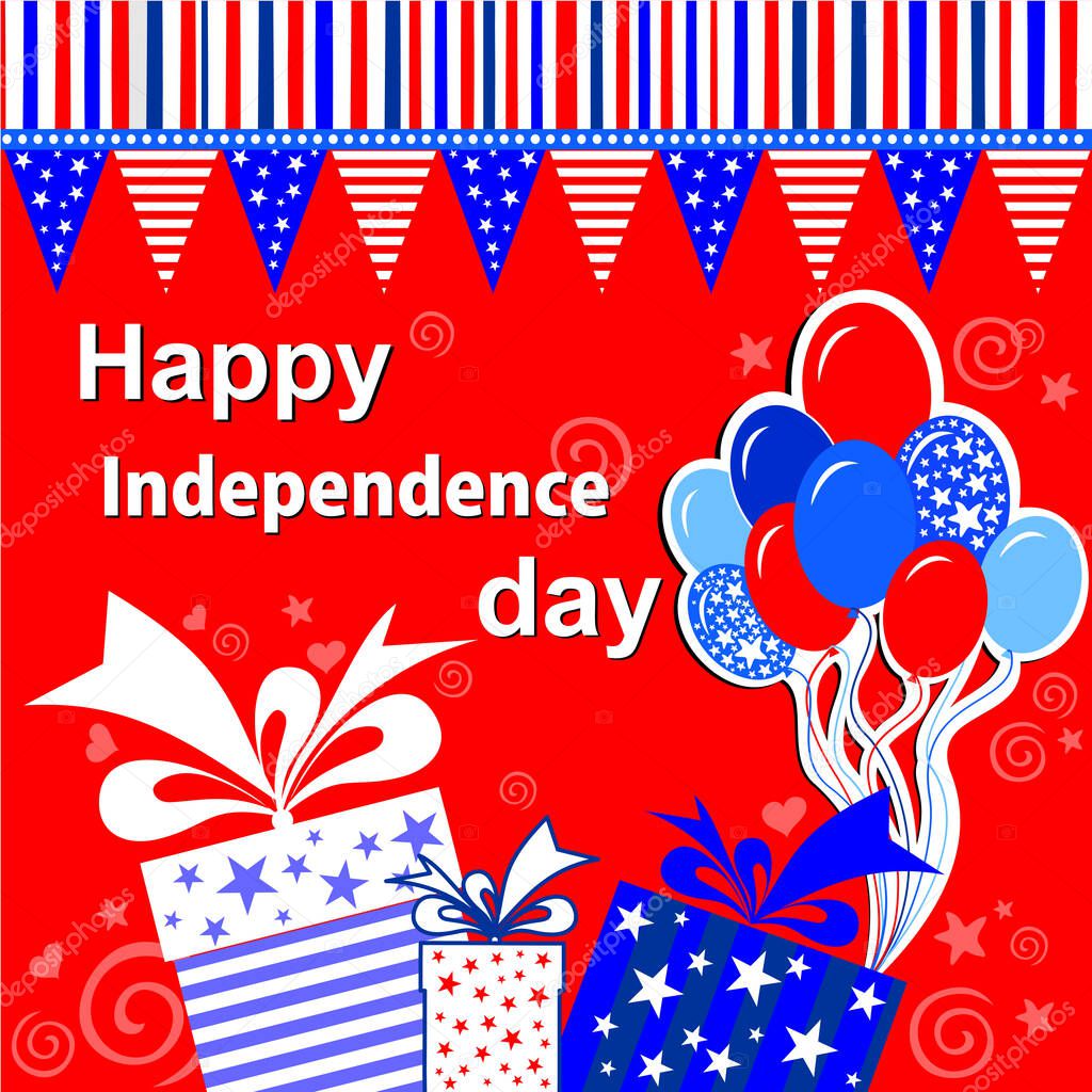 Happy Independence Day vector illustration 