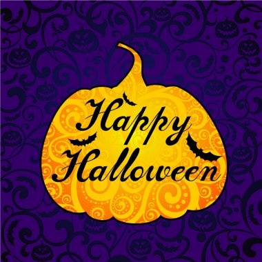 Mutlu Cadılar Bayramı vektör resimleme arka planı