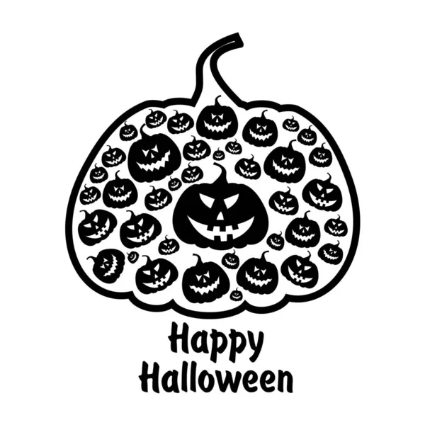 Feliz Halloween Vector Ilustración Fondo — Vector de stock