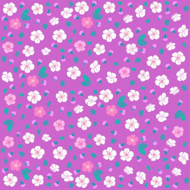 Çiçek soyut vektör resimleme arkaplanı 