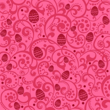 Mutlu Paskalya vektörü illüstrasyon arka planı 