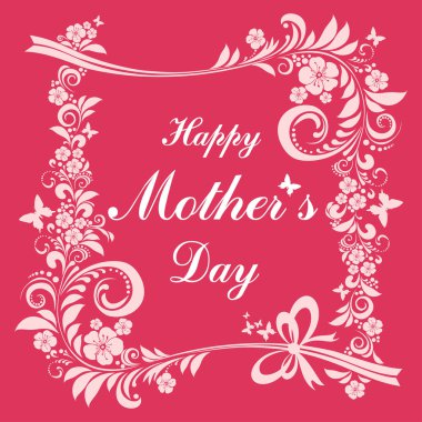 Anneler Günü vektör çizimi arka planı 