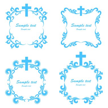 Çerçeve vektör illüstrasyon arka planı 