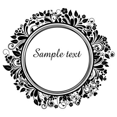 Yapraklı vektör illüstrasyonu 