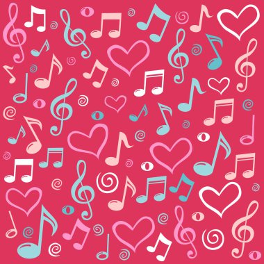 soyut müzik vektörü resimleme arkaplanı 