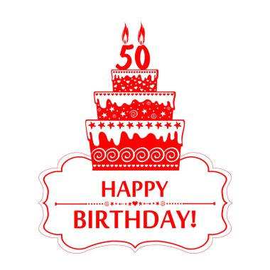 İyi ki doğdun konsept vektör illüstrasyon arka planı 