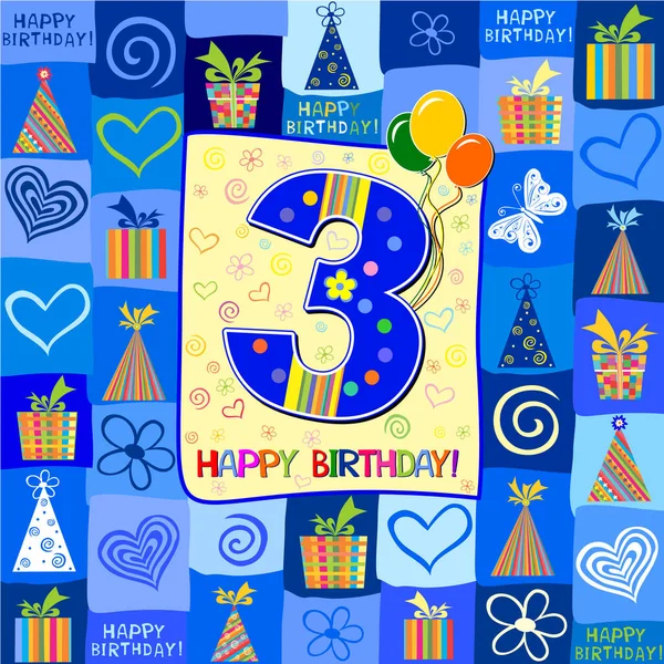 Концепция Happy Birthday — стоковый вектор