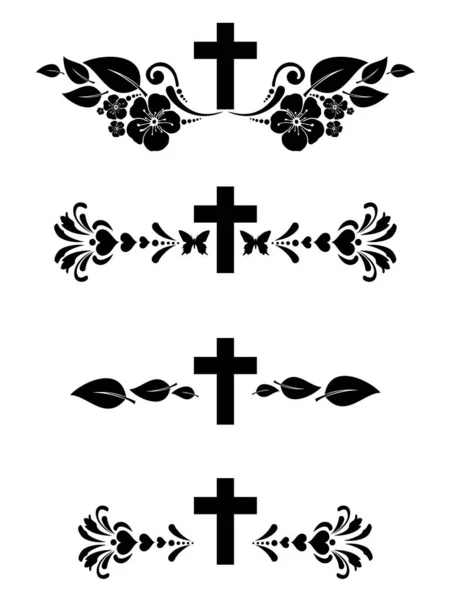 Хрест Векторний Фон Ілюстрації — стоковий вектор