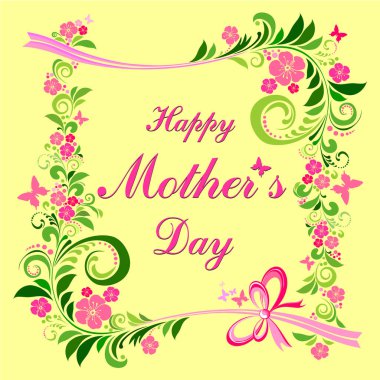 Anneler Günü konsept vektör örnekleme geçmişiniz kutlu olsun. 