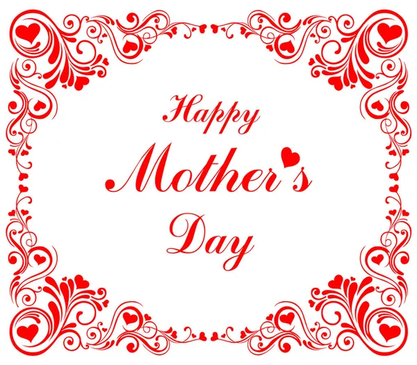 Happy Mother Day Vektor Illustration Hintergrund — Stockvektor
