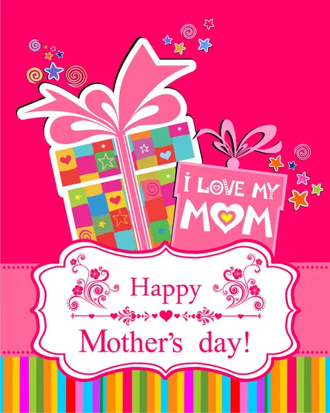 Happy Mother Day Konzept Vektor Illustration Hintergrund — Stockvektor