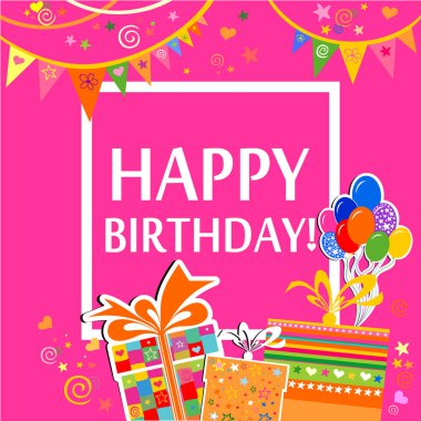 Mutlu yıllar vektör illüstrasyon arkaplanı 