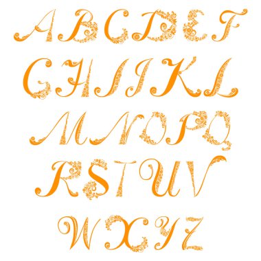 alfabe vektör resimleme arkaplanı 