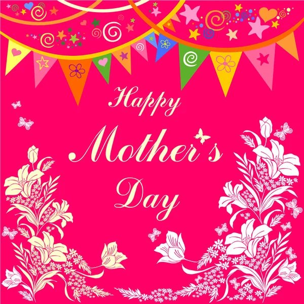 Happy Mother Day Konzept Vektor Illustration Hintergrund — Stockvektor