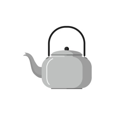 Düz dizayn kettle vektör grafikleri