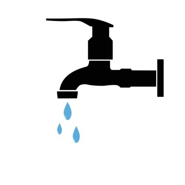 Su musluğu vektör grafikleri