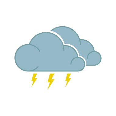 Hava tahmini vektör grafikleri