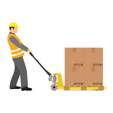 Düz karakter insanları elle kaldırma vektör grafiklerini çekiyor