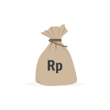 Rupiah çuval para vektör grafikleri