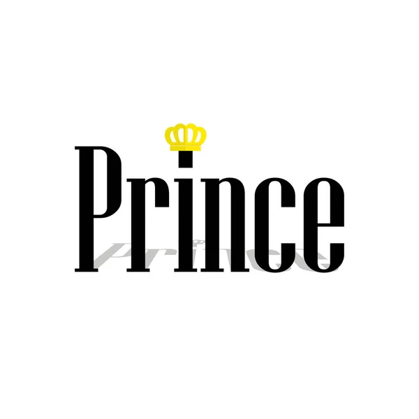 Prince Texte Logo Vectoriel Graphiques — Image vectorielle