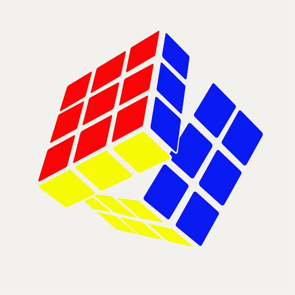 Rubik Vector Kunst Graphics — Stockvector