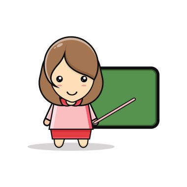 Kawai illüstrasyon Azrail vektör grafikleri