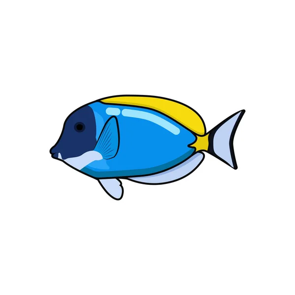 Doodle Ilustração Botana Peixe Vetor Gráficos — Vetor de Stock