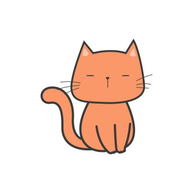 Kawai illüstrasyon keşişi gözlük vektör grafikleri takıyor