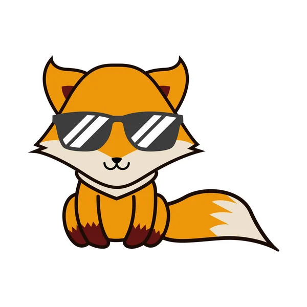 Kawai illüstrasyon keşişi gözlük vektör grafikleri takıyor