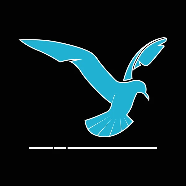 Γραφικά Διανύσματος Λογότυπου Seagull — Διανυσματικό Αρχείο